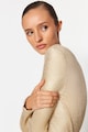 Trendyol Fémes hatású bordázott pulóver női