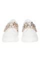 Tosca Blu Кожени спортни обувки с декоративни камъни Жени