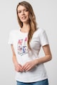 Liu Jo Kerek nyakú póló rátétekkel női
