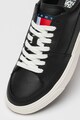 Tommy Jeans Logós bőrsneaker férfi