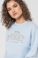 Tommy Jeans Logómintás organikuspamut pulóver női
