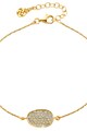 OXETTE Loisir by  18 karátos aranybevonatú ezüst karkötő cirkóniával díszítve női