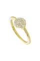Loisir by Oxette Сребърен пръстен 925 с 18К златно покритие Жени