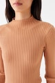LC WAIKIKI Bordázott pulóver rövid gallérral női