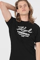 Karl Lagerfeld Kerek nyakú logómintás póló férfi