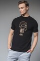 Karl Lagerfeld Тениска с овално деколте и принт Мъже