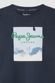 Pepe Jeans London Mintás pamutpóló Fiú