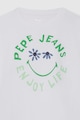 Pepe Jeans London Feliratos póló logóval Lány