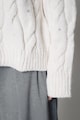 uFIT Csavart kötésmintájú bő fazonú pulóver női