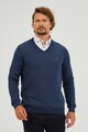 Giorgio di Mare Фино плетен пуловер с шпиц Мъже