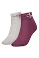 CALVIN KLEIN Къси чорапи с памук - 2 чифта Жени