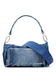 DESIGUAL Geanta crossbody de denim cu aspect decolorat Femei