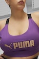 Puma Bustiera cu sustinere medie si imprimeu logo pentru antrenament Femei