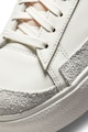 Nike Pantofi sport low-cut de piele cu garnituri de piele intoarsa Blazer Femei