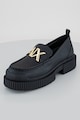 ARMANI EXCHANGE Pantofi loafer cu aplicatie logo metalica Femei