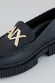 ARMANI EXCHANGE Pantofi loafer cu aplicatie logo metalica Femei