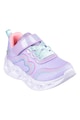 Skechers Pantofi sport stralucitori su velcro si LED-uri Heart Lights - Retro Hearts Fete