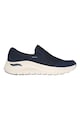 Skechers Pantofi sport slip-on cu insertii de piele Archfit-Vallo Barbati