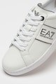 EA7 Bőrsneaker logós részlettel női