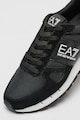 EA7 Pantofi sport low-cut cu insertii din piele intoarsa Barbati