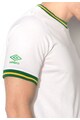 UMBRO Tricou alb cu garnituri verde cu galben Barbati
