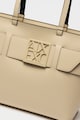 ARMANI EXCHANGE Tote fazonú műbőr táska logós részlettel női