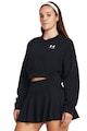 Under Armour Bluza crop supradimensionata de trening din material terry Rival Femei