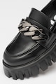 Buffalo Pantofi loafer de piele ecologica cu aplicatie din lant Femei