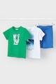 Mayoral Set de tricou cu imprimeu si pantaloni scurti - 3 piese Baieti