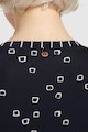 Helmidge V-nyakú ruha geometrikus mintával női
