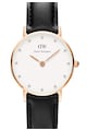 Daniel Wellington Ceas auriu rose cu o curea din piele Femei