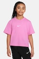 Nike Тениска с овално деколте и свободна кройка Момичета