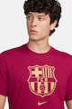 Nike Tricou de bumbac cu imprimeu pentru fotbal F.C. Barcelona Barbati