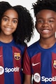 Nike FCB mintás futballpóló Lány