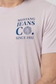 Mustang Austin kerek nyakú póló logóval a mellrészén férfi