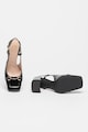 Love Moschino Sarokpántos lakkozott műbőr cipő női