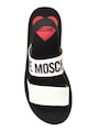 Love Moschino Текстилни сандали с отворена пета Жени