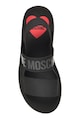 Love Moschino Текстилни сандали с отворена пета Жени