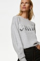 Marks & Spencer Ejtett ujjú flitteres pulóver női