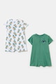 OVS Унисекс памучна пижама с капси, 2 части Момичета