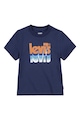 Levi's Тениска от органичен памук с овално деколте Момчета