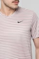 Nike Tricou cu tehnologie Dri-Fit si model in dungi, pentru tenis Barbati