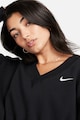 Nike Bluza de trening crop cu decolteu in V Femei