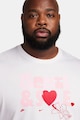Nike Kerek nyakú póló mintával az elején férfi