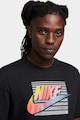 Nike Tricou cu imprimeu logo si decolteu la baza gatului Futura Barbati