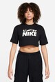 Nike Tricou crop de bumbac Femei