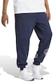 adidas Sportswear Pantaloni de trening din amestec de bumbac cu logo Barbati