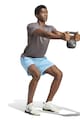 adidas Performance Къс тренировъчен панталон Gym+ с джобове Мъже