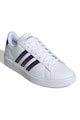 adidas Sportswear Pantofi sport de piele ecologica cu imprimeu logo Grand Court 2.0 Barbati