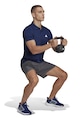adidas Performance Фитнес тениска с яка Мъже